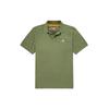 Повседневная рубашка-поло с коротким рукавом и логотипом для мужчин, цвет Cassel-Green A24H2-590