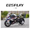 Масштаб 1/9 S1000RR, модель мотоцикла из сплава, литая под давлением машина, звуковой свет, коллекция для любителей автомобилей, детский подарок на день рождения, металлические игрушки для мальчиков