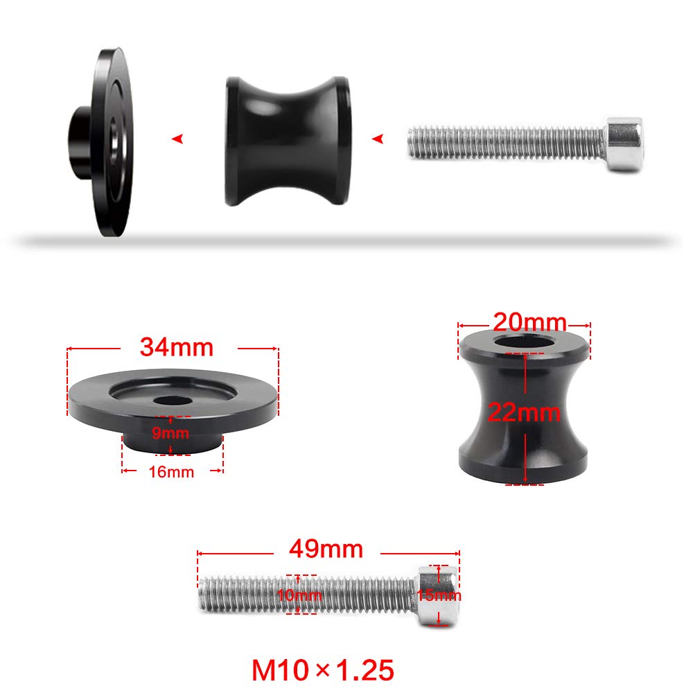 10 мм M101.25 Винт стойки слайдера поворотного рычага катушки KAWASAKININJAZ750Z250250300650