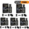 5-1PCS 70ML Nano Ceramic Graphene Coating Super Hydrophobic UV Glow Paint Protection Liquid Advanced Car Maintenance Technology