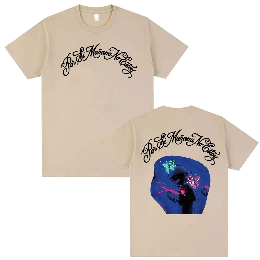 Rapper Omar Courtz Por Si Unisexana No Estoy New Album 2026 Tour Tee Shirt Unisex Women Hip Hop Style ONeck Cotton Tshirt Streetwear