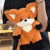 Плюшевая Лиса Мягкая Игрушка 35 см Высококачественная Плюшевая Ткань Кукла-Лиса для Детей и Коллекционеров Подходит для Домашнего Декора и Подарка
