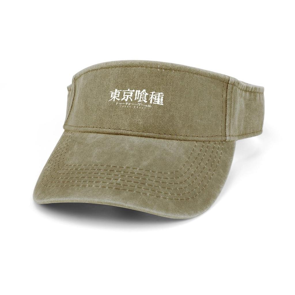 Аниме Манга Кен Канеки Токийский Гуль Солнцезащитный козырек Дырявый Топ Ковбойские Шляпы унисекс Женские Спортивные Бейсбольные Теннисные Кепки с Открытым Верхом Пользовательская Шляпа