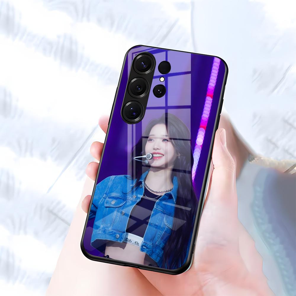 Чехол для телефона с изображением певца J-Jang W-Won-young для Samsung S26 S25 S24 FE S23 S22 S21 Plus S20 Ultra Note20Ultra Черная стеклянная крышка