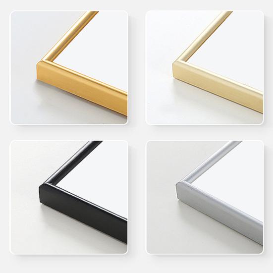 10/12-дюймовая настенная фоторамка из прозрачного оргстекла, держатель для фотографий из алюминиевого сплава