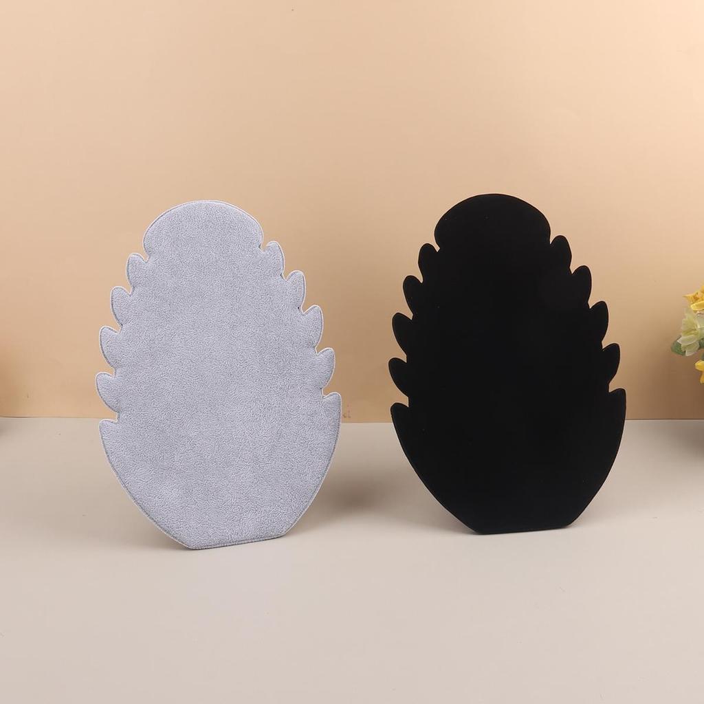 Черный Vevlet ожерелье кулон дисплей доска для хранения стенд ювелирный органайзер держатель стеллаж