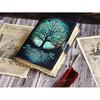 Leather Journal Tree of Life - Genuine Leather Notebooks For Women - Beautiful Journal For Sketches Book Traveling Book Blank Spell Book