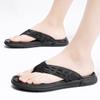 2024 Новое поступление Летние мужские шлепанцы Модные пляжные тапочки Мужские нескользящие туфли на толстой подошве на плоской подошве Уличные уличные тапочки