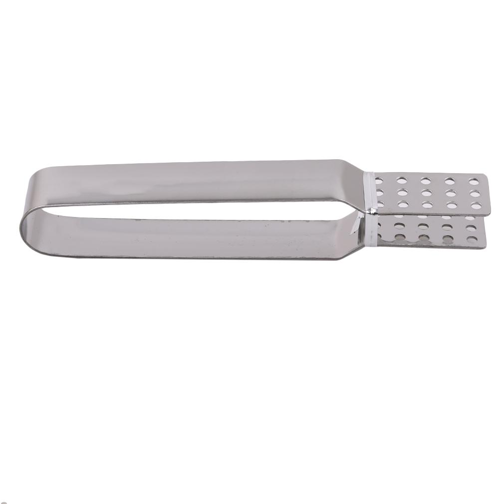 Stainless Steel Tea Bag Tongs Teabag Squeezer Strainer Ice Cube Mini Tongs
