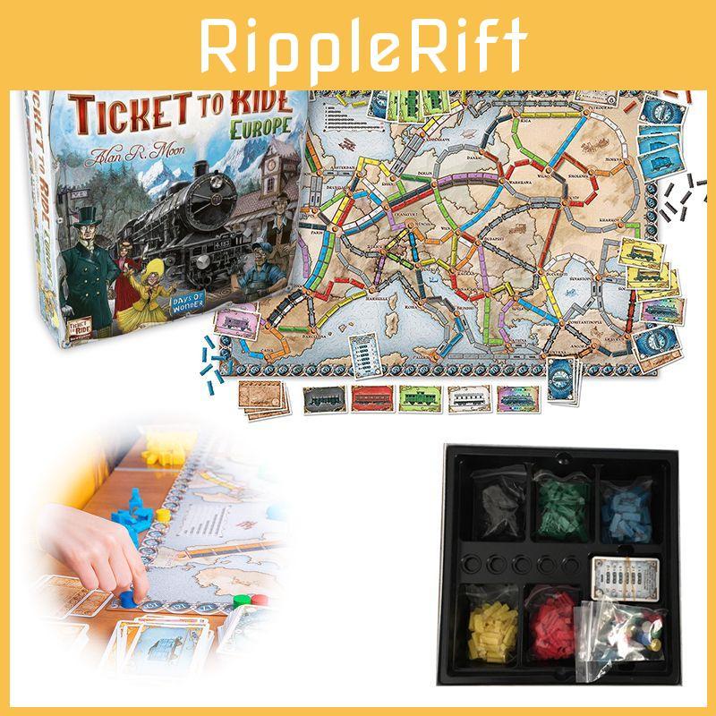 Исследуйте Европу с увлекательной настольной игрой Ticket to Ride Europe от Days of Wonder