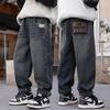 Повседневные свободные джинсы для мальчиков на весну 2025 года для подростков - Длинные брюки на весну и осень