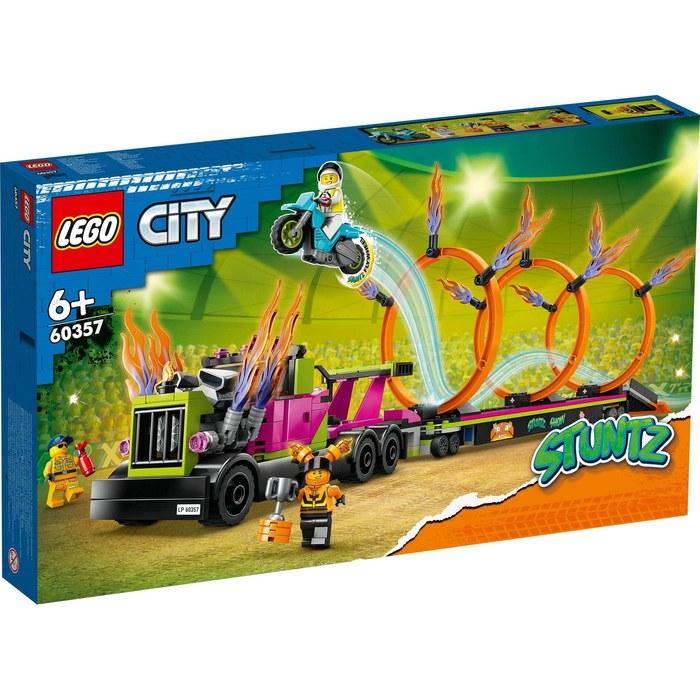 LEGO City Trailer Truck and Stunt Loop Challenge 60357