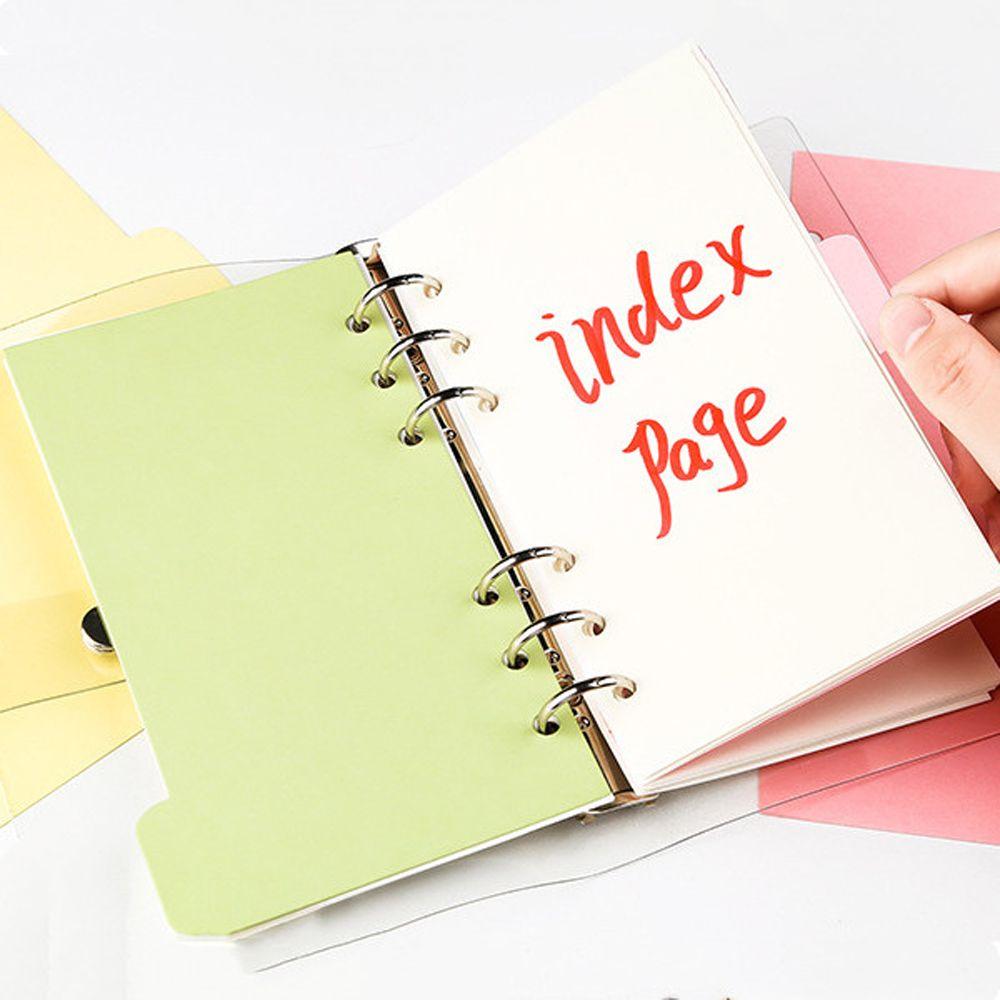 Classified Lables Refill Papers Planner Binder Dividers Index Divider Index Pagination A5 A6 A7