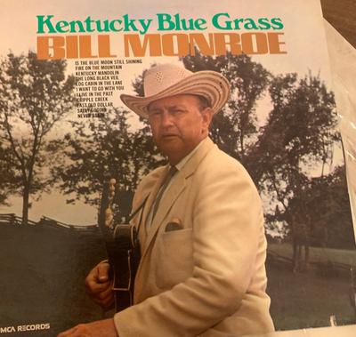 LP Пластинка БИЛЛ МОНРО И ЕГО BLUE GRASS BOYS - Kentucky Blue Grass MCA136 MCA Records США Фолк Б/У