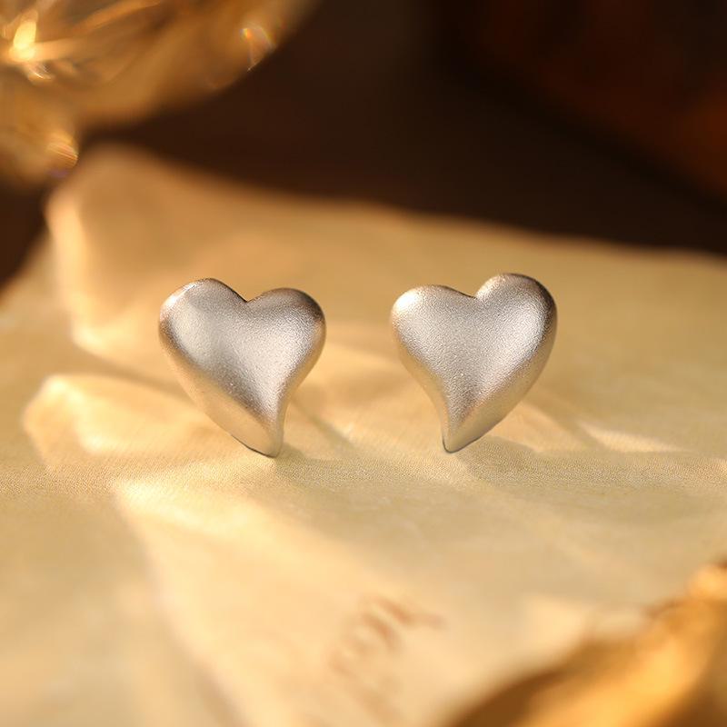 Серьги Banyan Tree S925 Silver Gold Frosted Love для женщин — необычный дизайн, небольшие и элегантные летние украшения высокого класса.