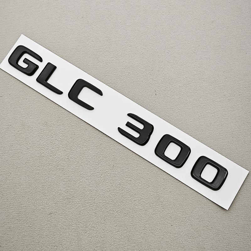 CXEHU1 3D ABS GLC200 GLC260 GLC300 Rear Trunk Letters Emblem Badge Logo Sticker For Mercedes Benz GLC Class Car Styling Accessories