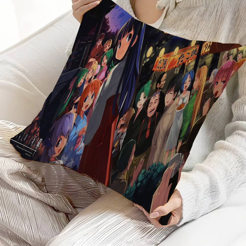 Higurashi no Naku Koro ni Чехол на подушку с кленовым дизайном Счастливый осенний урожай Декор Праздничный Декор Чехол на подушку