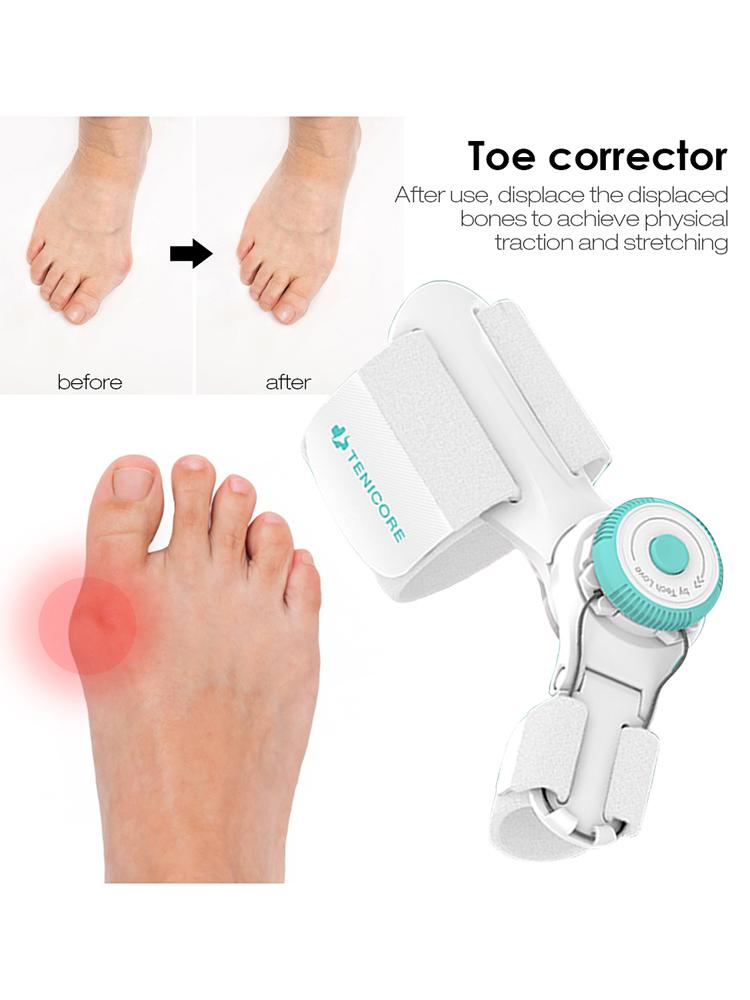 Unisex Foot Hallux Valgus Braces Relieve Pain with Knob Thumb Bursitis Splint Rotatable Adjustable Daily Wear for Foot Supplies