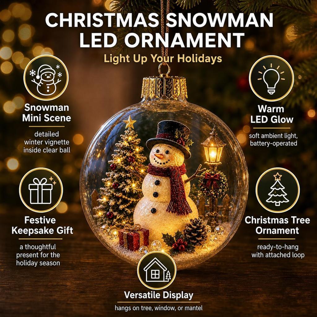 With lights  Christmas ball ornament  holiday home decoration  gift  Christmas ball  train model