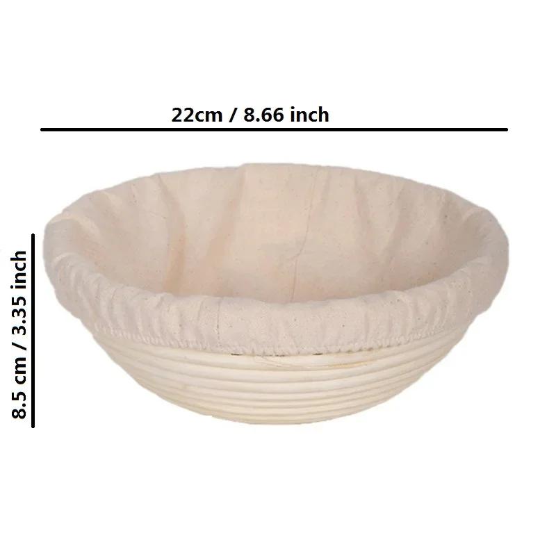 Овальная корзина для расстойки теста Banneton Brotform Dougn Плетеная из ротанга Корзины для расстойки хлеба Плетеная из ротанга Корзина для ферментации закваски