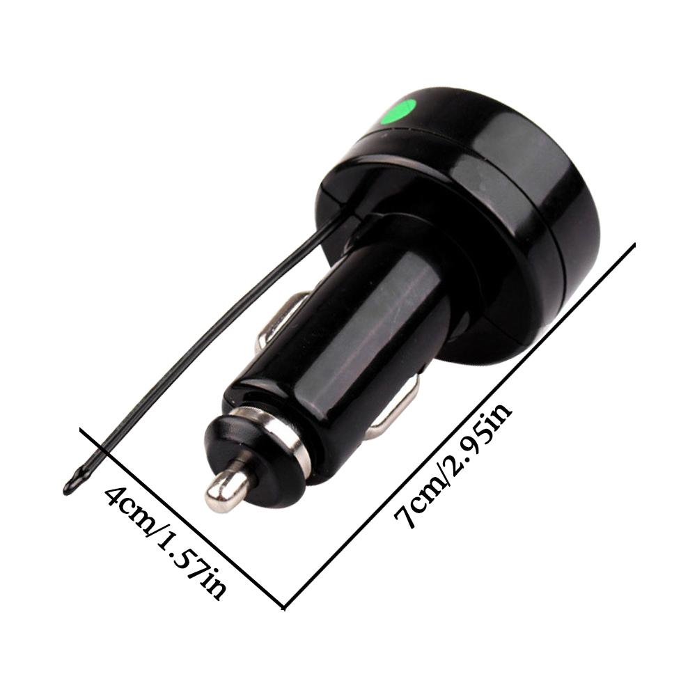 12 В 24 В цифровой автомобильный вольтметр термометр стиль прикуривателя 2 в 1 монитор батареи напряжение измеритель температуры