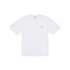MLB Футболка New York Yankees Heart SS25 Унисекс Кремовый 3ATSH0153-50WHS