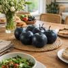 Realistic Simulation Black Pear Handicrafts Fake Fruit Models  Garden Decoration