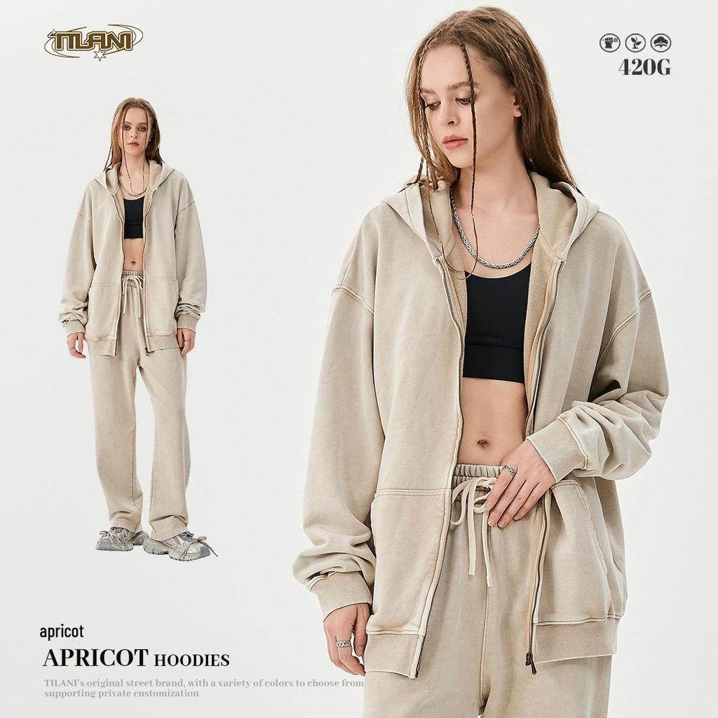 TILANI Унисекс Толстовка с капюшоном батик 420 г Спортивный костюм-двойка