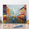 Ручная роспись, цифровая картина маслом, сделай сам, картина по номерам, холст, украшение для дома, цифры, картина маслом