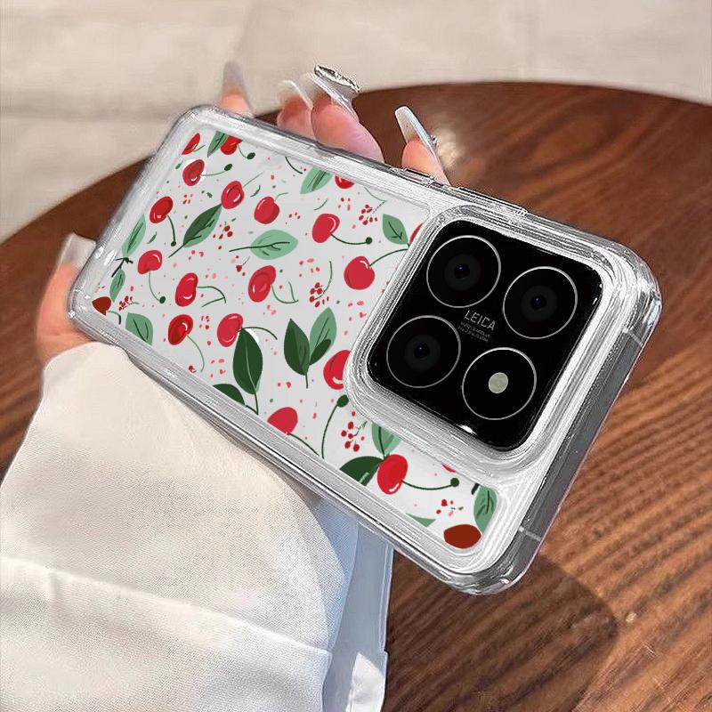 Для Xiaomi 13t Pro 11t Poco X6 X5 Pro Redmi Note 13 12 11 Pro 10 Fruit противоударный мягкий силиконовый прозрачный чехол