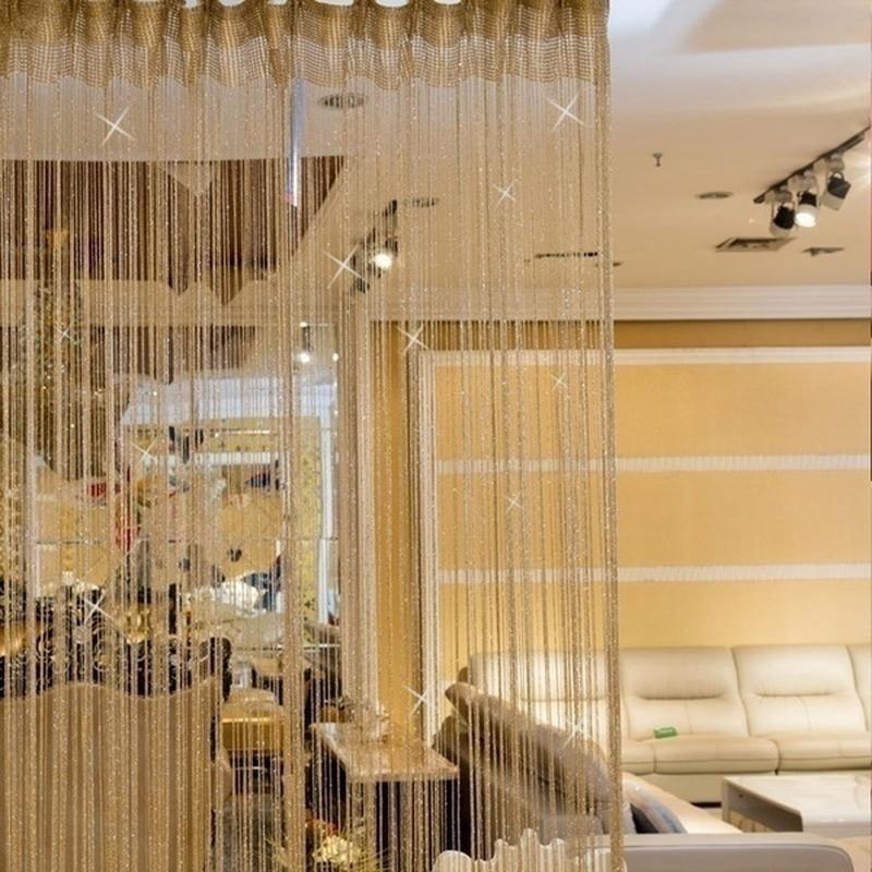 Занавеска из бисера для двери, окна, перегородка для комнаты, ширма для слепых, фон с кисточками, украшение для дома, спальня, гостиная