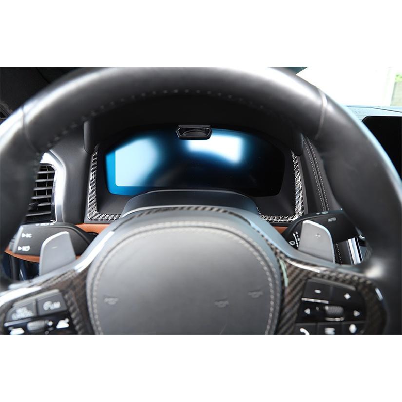 Мягкая наклейка из углеродного волокна в стиле приборной панели автомобиля, боковая наклейка, подходит для BMW 8 серии G14 G15 G16-2023, интерьер автомобиля