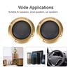 2Pcs Black Gold Silver Speaker Protective Grill  Speaker Protective Accessory