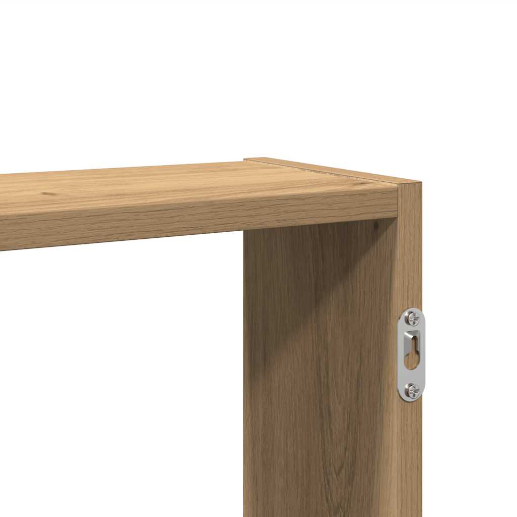 Wall Shelf Artisan Oak 99x15x60 cm Wood Based Panel