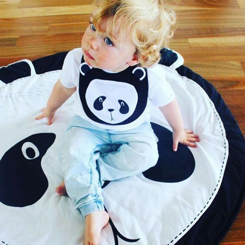 Принт лисы Животные Мягкий игровой коврик для объятий для развития младенцев и взаимодействия родителей и детей