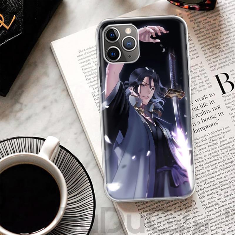 Чехол Bleach Kuchiki Byakuya для iPhone 17 Air 16 16E 15 Pro Max 14 Plus 13 Mini Чехол для телефона 12 11 7 8 SE Индивидуальная печать Корпус