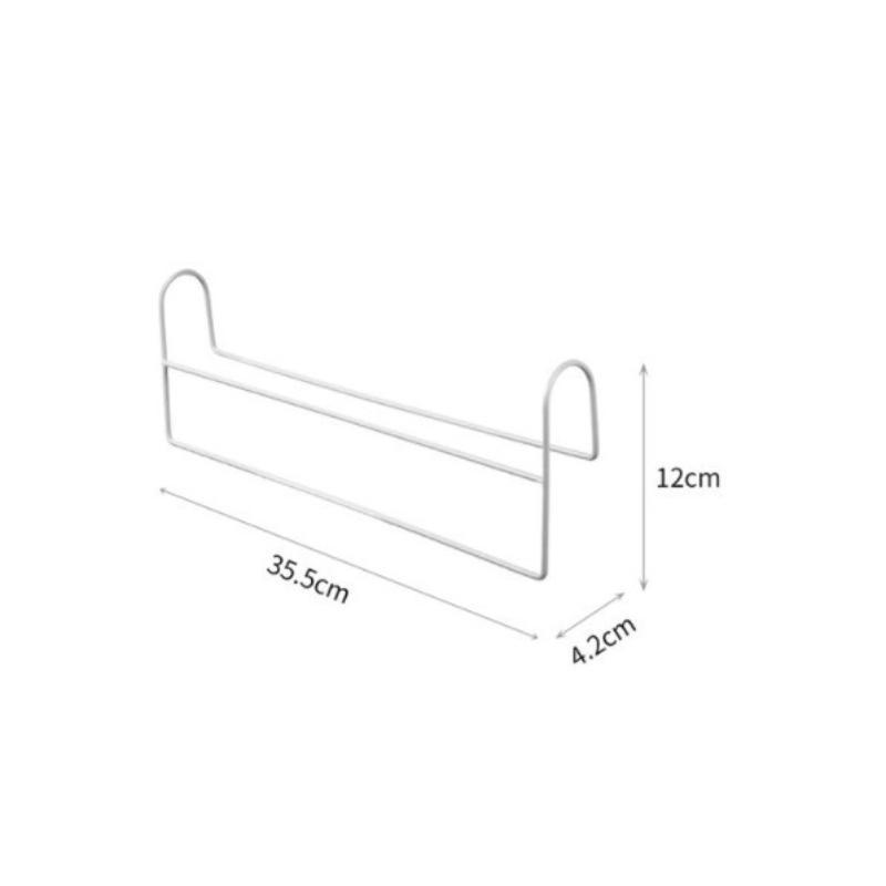Space Saving Metal Iron Clothes Hanger Organizer Durable Closet Wardrobe Hanger Rod for Family Storage