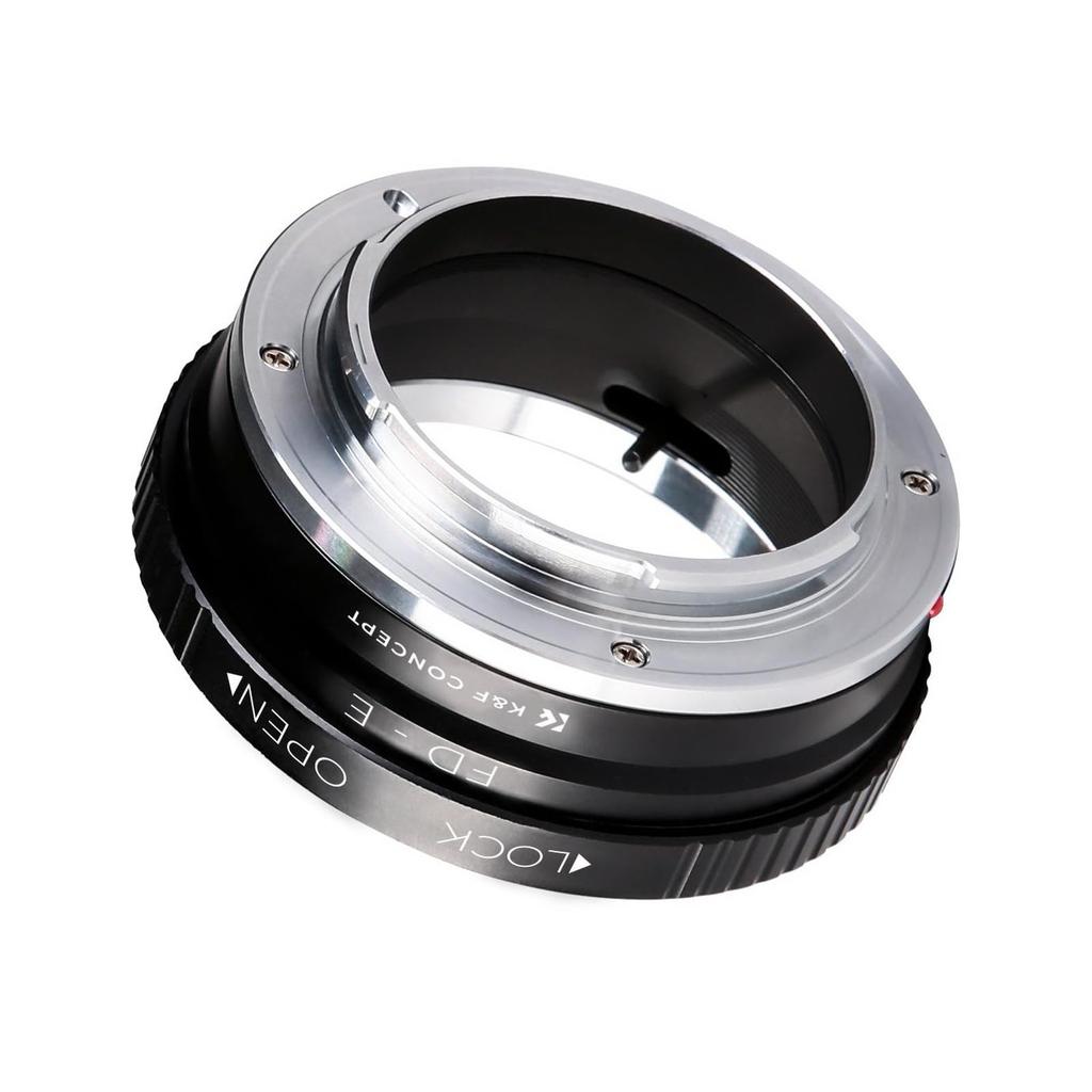 Concept Lens Mount Adapter FD Mount to E Mount with Aperture Ring K&F KF-FDE2 (Canon Adapter)