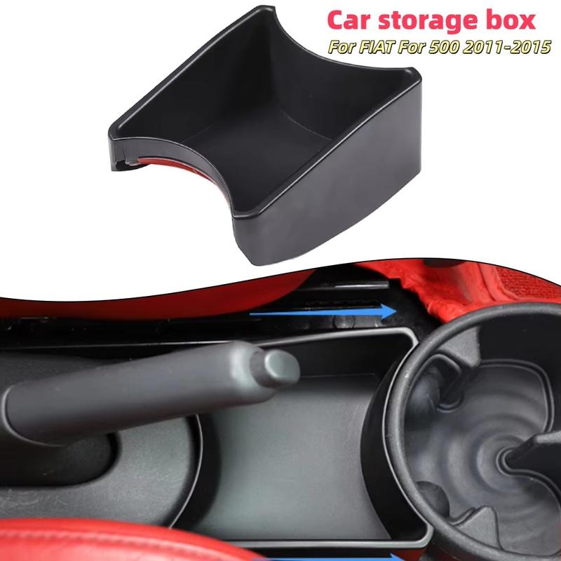 For FIAT For 500 2011-2015 Car Cup Holder Tray Car Storage Box Organizer Tray Interior Accessories