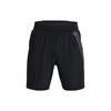Прямые шорты для бега с эластичной талией, 7 дюймов, мужские штаны, черные 1377003-001