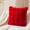 Nordic Cross-Border Bubble Rabbit Fur Plush Cushion Cover - Autumn/Winter Sofa & Bedroom Pillow