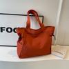 Summer Casual Nylon Bag Women's New Simple Large-capacity Student Class Portable Shoulder Tote Bag