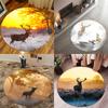 Animal Deer Dusk Forest Floor Kitchen Bathroom Floor Waterproof Carpet Pads Non-slip Living Room Bedroom Home Decor