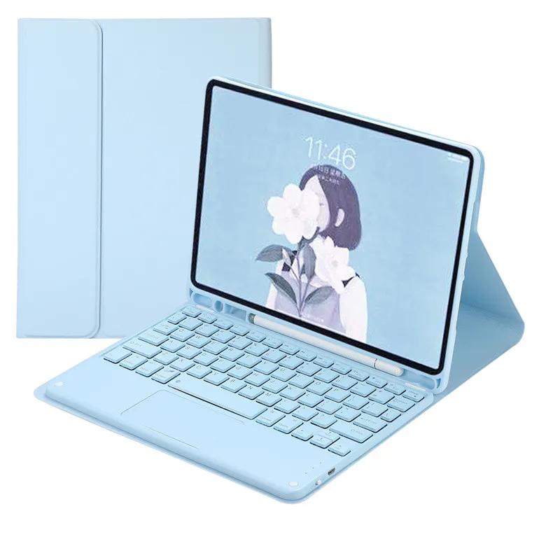 Беспроводная клавиатура с тачпадом для Samsung Galaxy Tab S10 FE 10.9" Чехол /S9 FE 10.9 дюймов Планшеты Клавиатура Чехол Funda