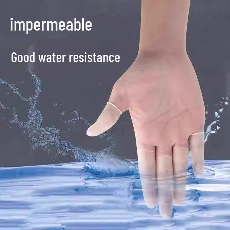 Матовые нескользящие прозрачные напальчники для маникюра и использования с сенсорными экранами