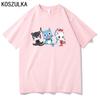 Charles Happy Sudaderas аниме Fairy Tail футболка Lector Panther хлопковая футболка летние футболки Kawaii Lily Женская толстовка унисекс