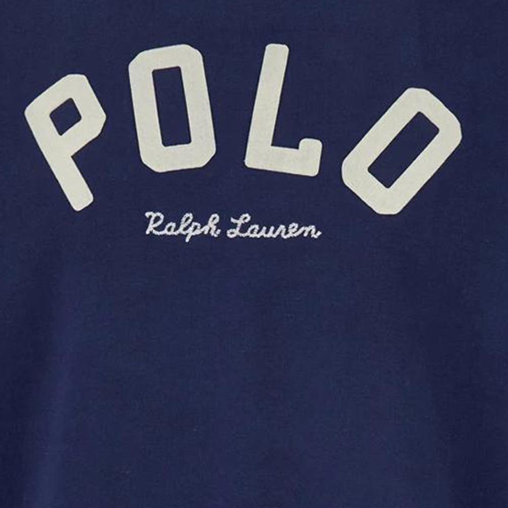 Polo Ralph Lauren Logo Letter Print Crew Neck Long Sleeve Sweatshirt Men Sweatshirt Blue 710952041-001