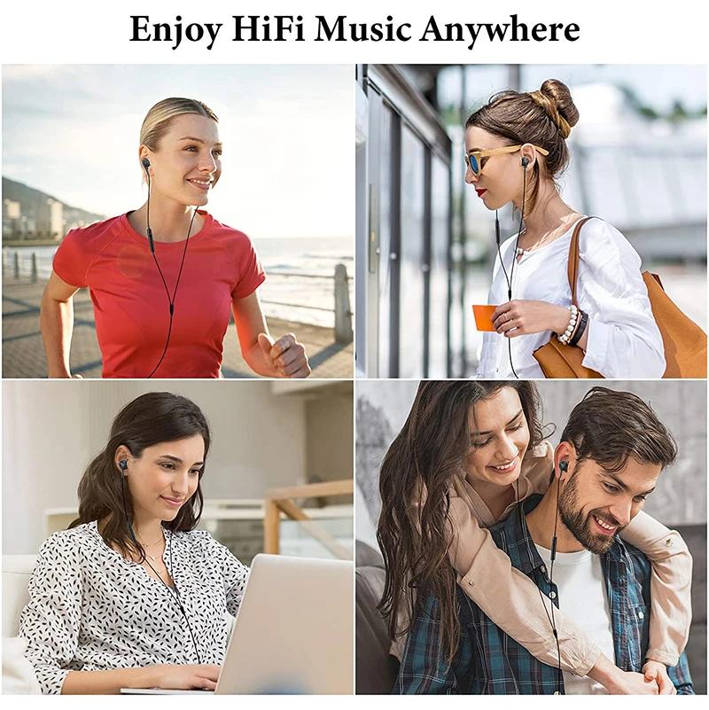 Для Samsung Type USB C Наушники-вкладыши с микрофоном 3,5 мм Наушники Проводная гарнитура Для Samsung Galaxy S24 S23 S22 S21 Ultra Note 20 A13 A14 A34 A54 A72 A73