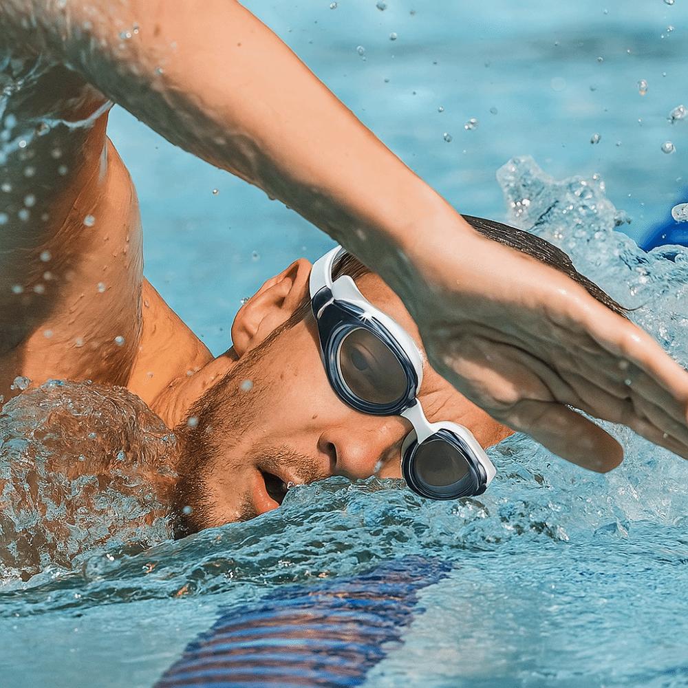 High-definition Swim Eyewear Glasses Silicone Flat Transparent Goggles Swimming Goggles Pool