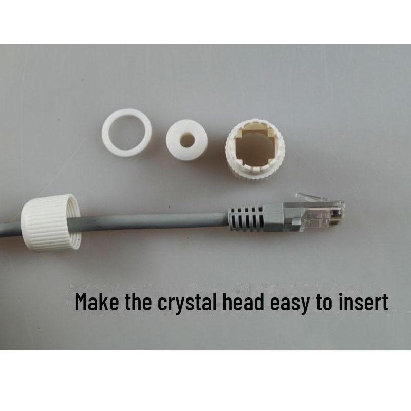 9-жильный водонепроницаемый RJ45+DC кабель для мониторинга IP-камеры